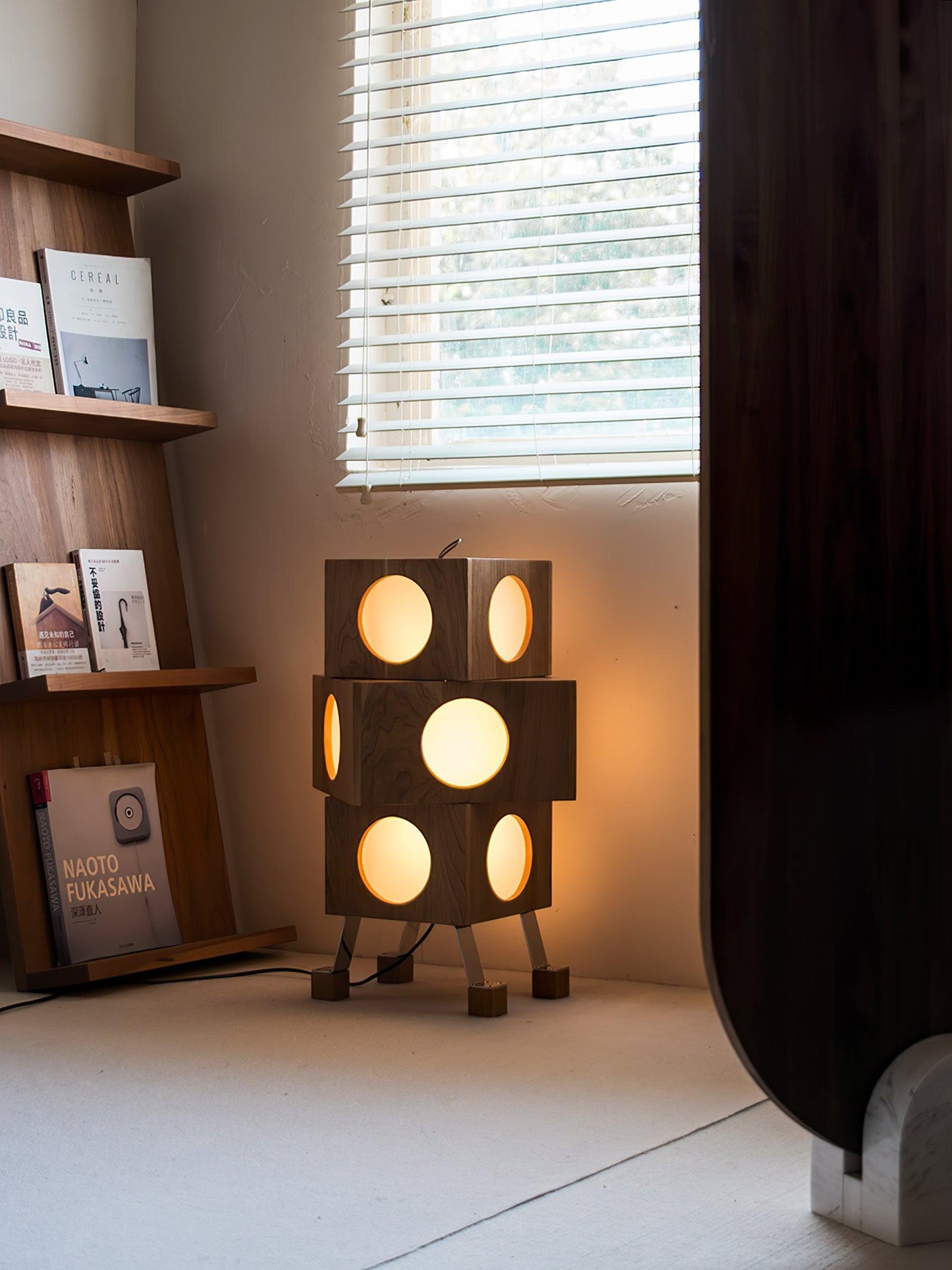 Square Robot Tall Lamp Floor Lamp