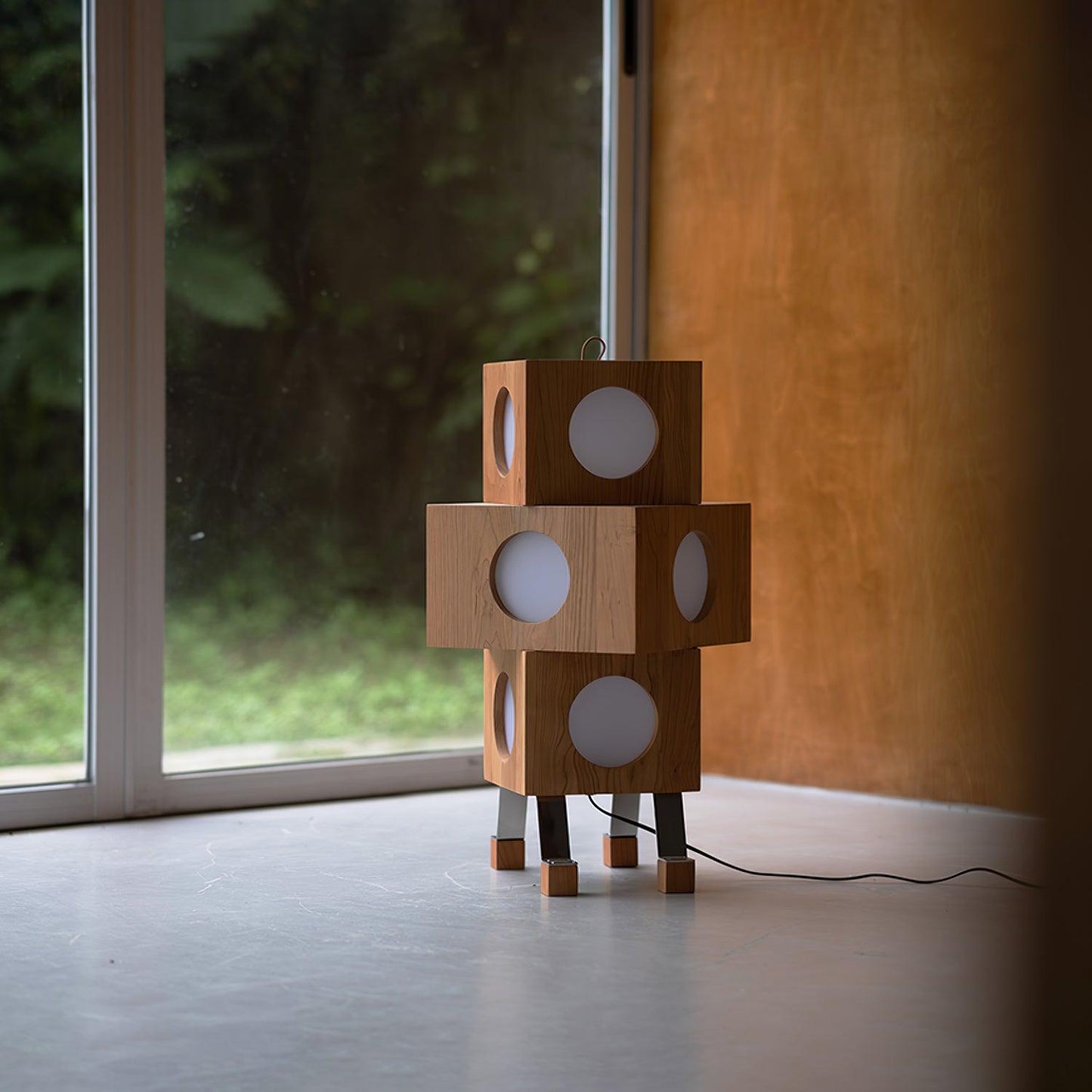 Square Robot Tall Lamp Floor Lamp