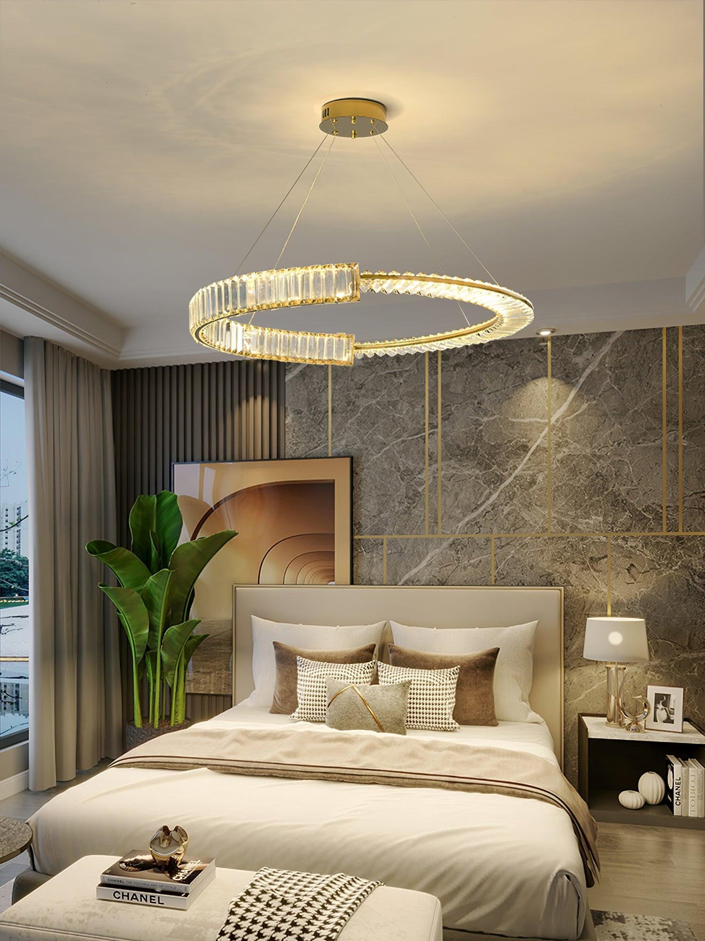 Stella LED Crown Chandelier