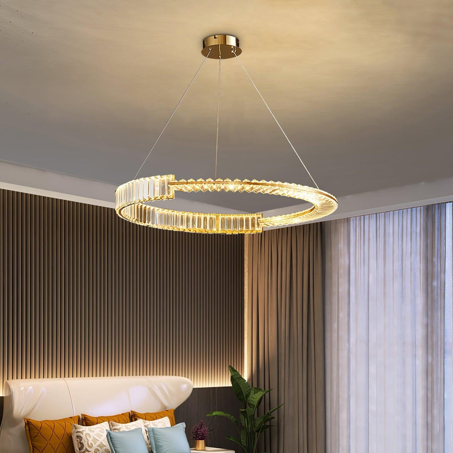 Stella LED Crown Chandelier