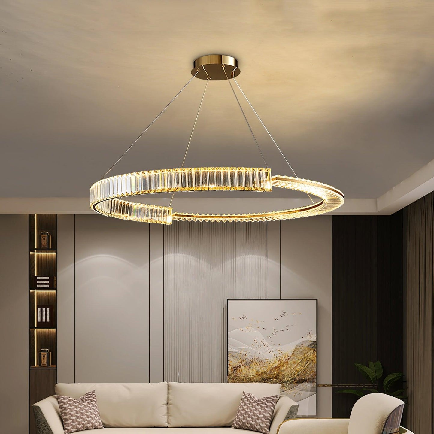 Stella LED Crown Chandelier