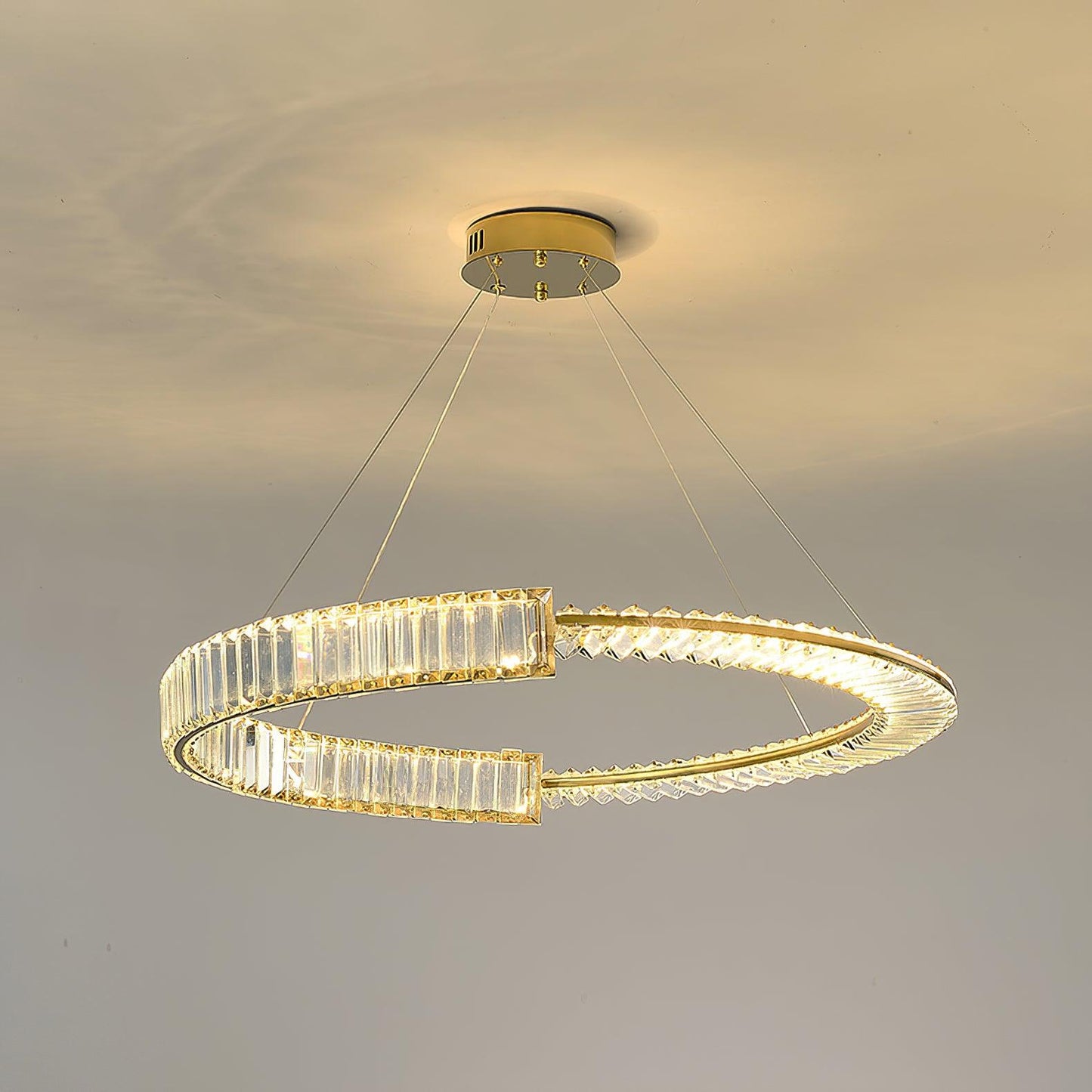 Stella LED Crown Chandelier