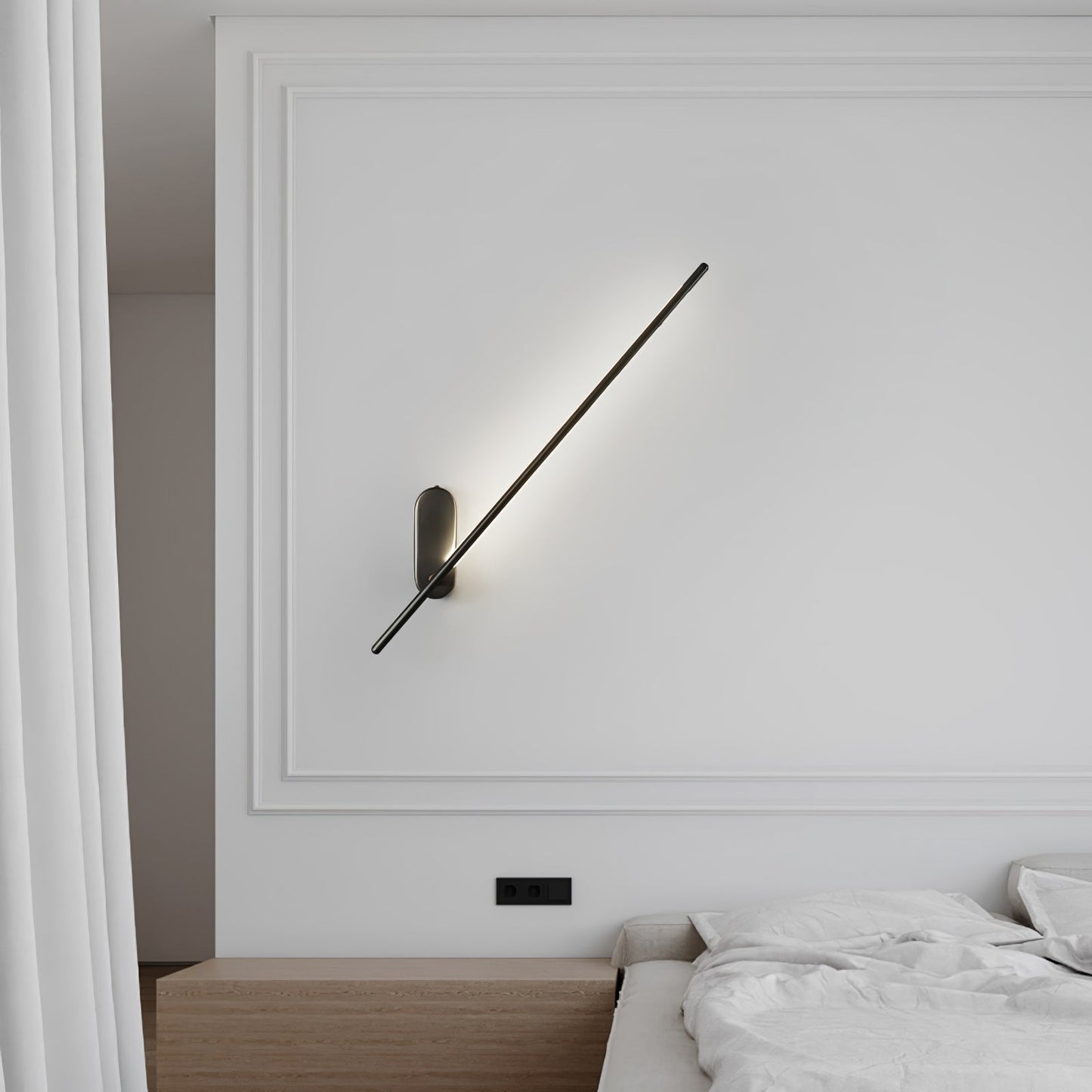 Stick Shaped Plug In Wall-mounted light Sconce