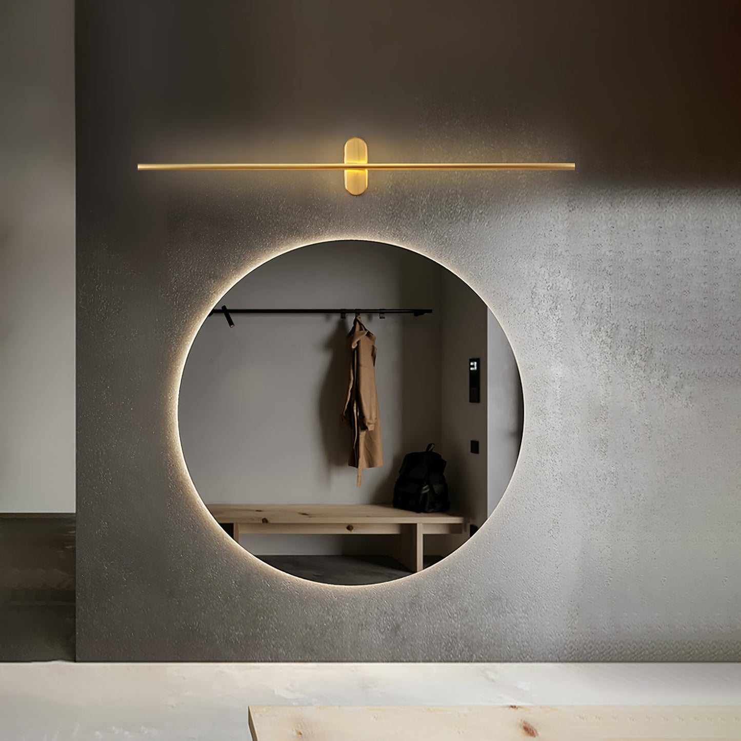 Stick Shaped Metal Wall-mounted light Sconce