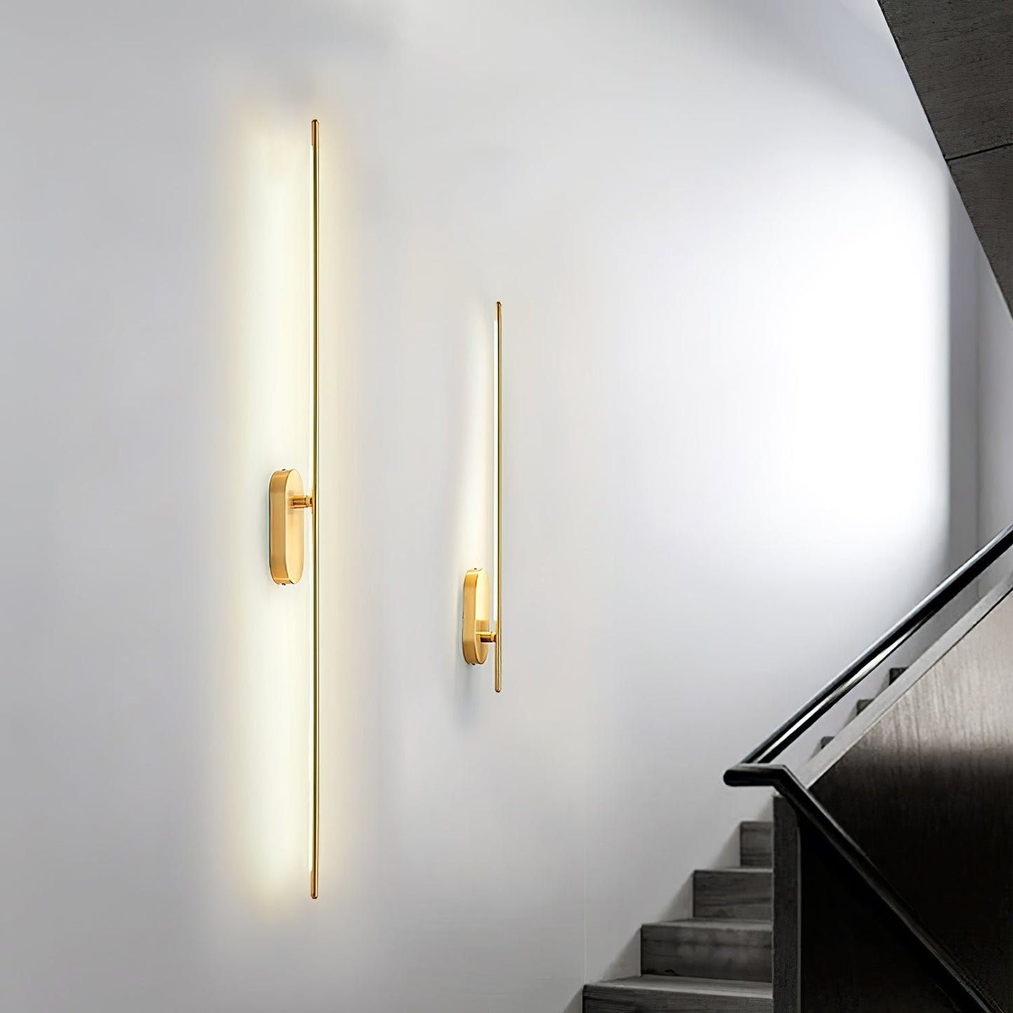 Stick Shaped Metal Wall-mounted light Sconce