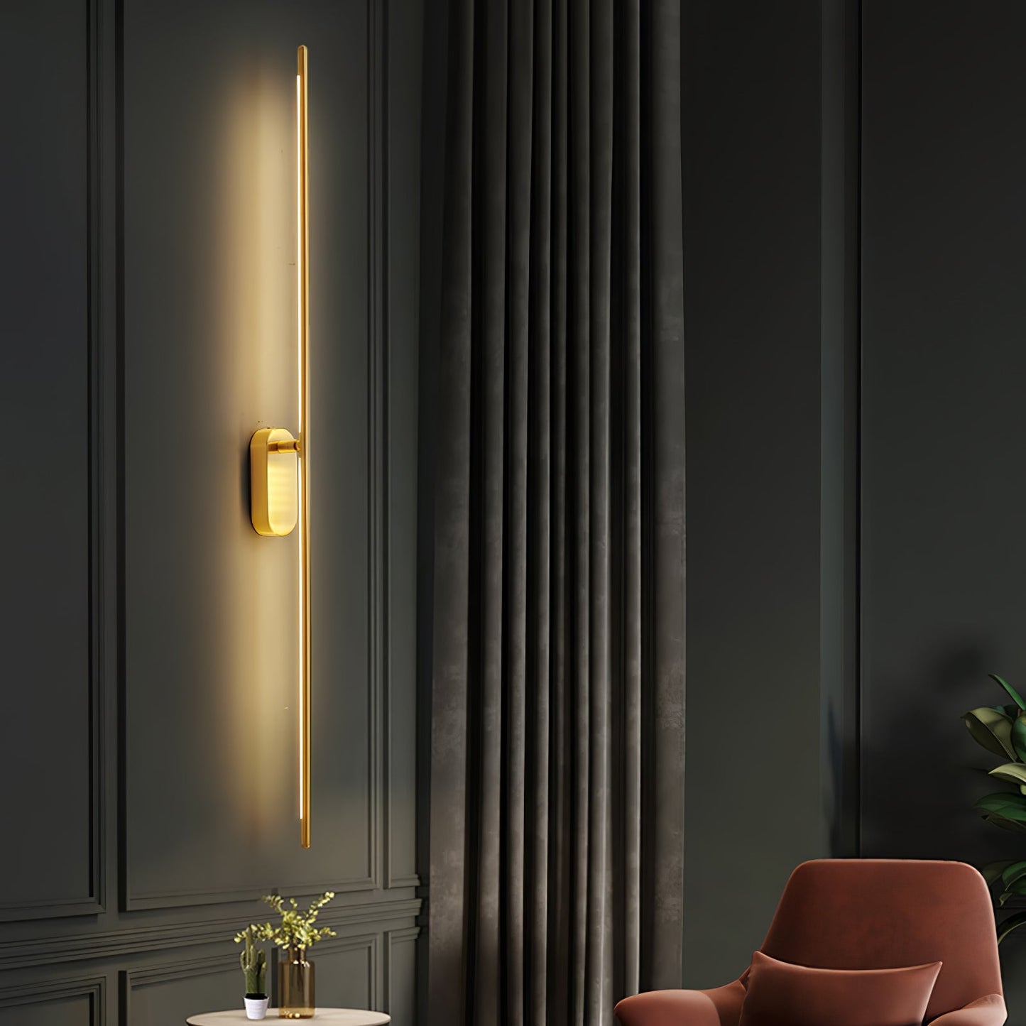 Stick Shaped Plug In Wall-mounted light Sconce