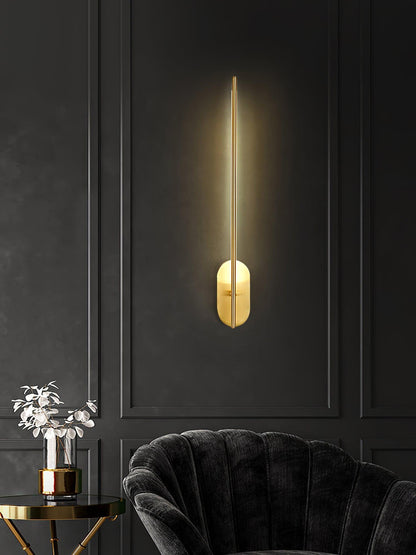 Stick Shaped Metal Wall-mounted light Sconce