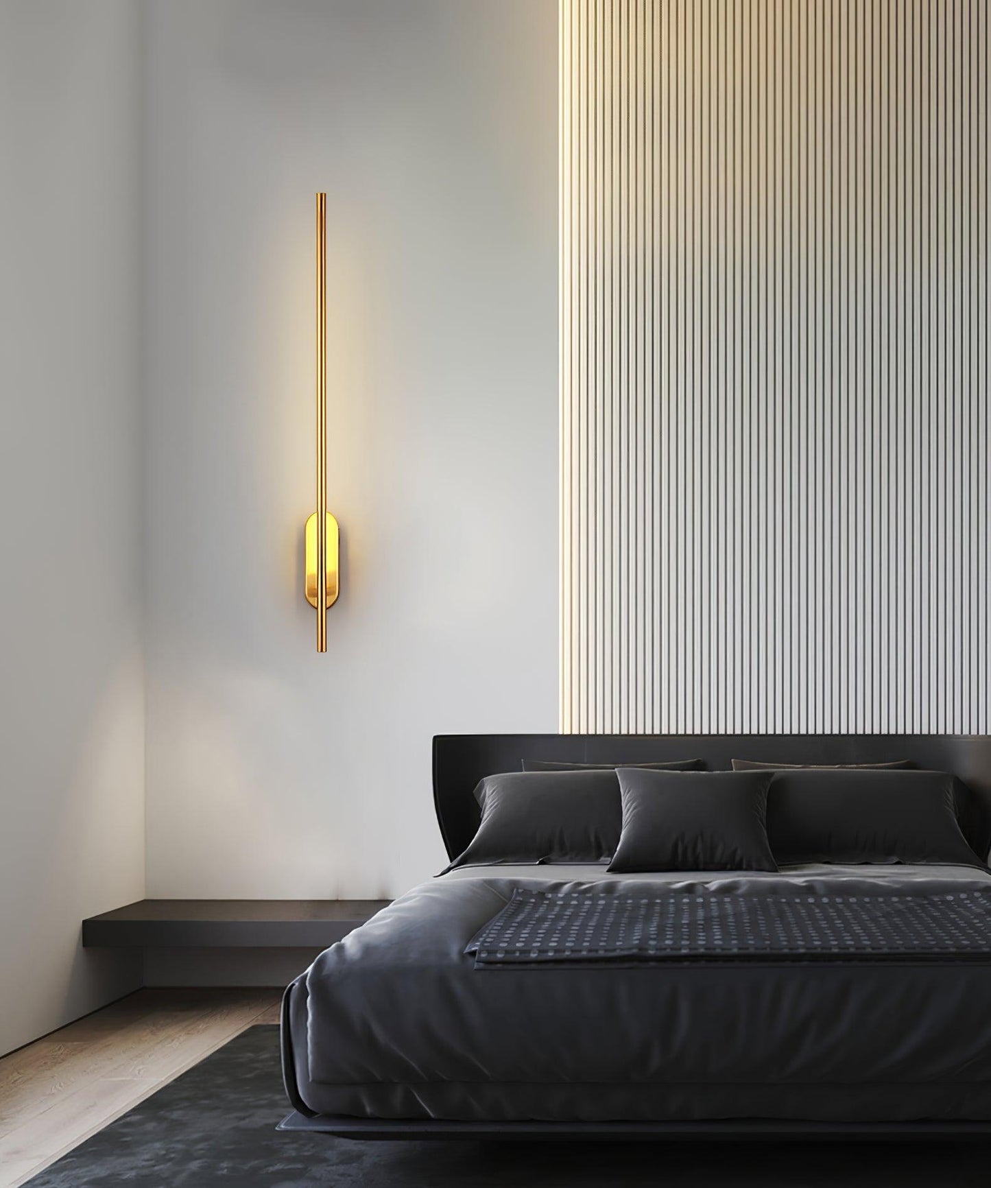 Stick Shaped Metal Wall-mounted light Sconce