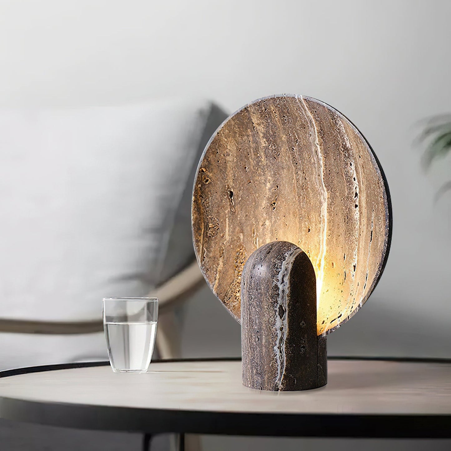 Eclipse Stone Nightstand lamp Table Lamp