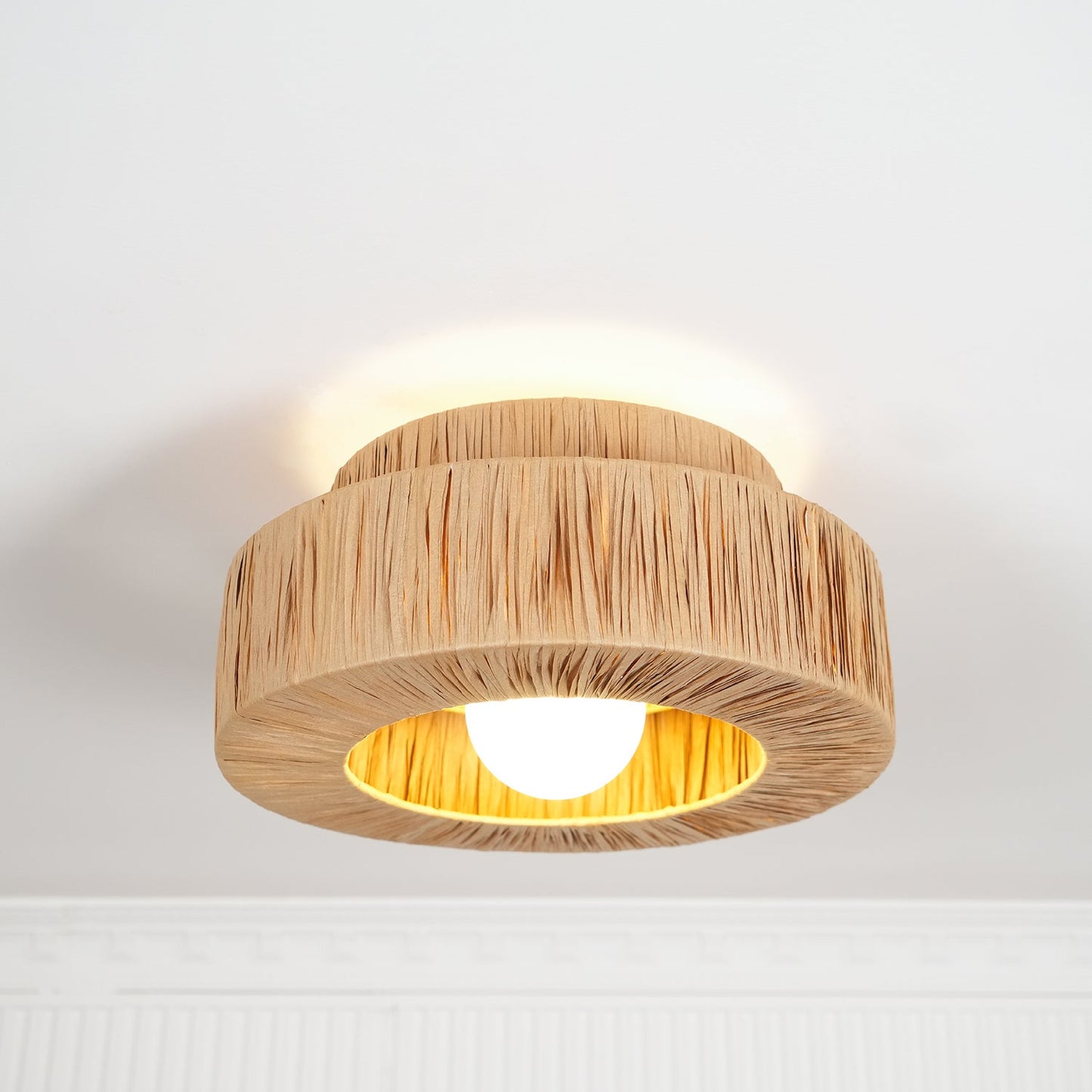 Straw Art Ceiling light Ceiling Lamp