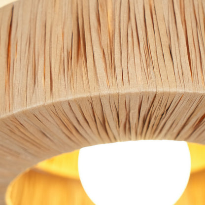 Straw Art Ceiling light Ceiling Lamp