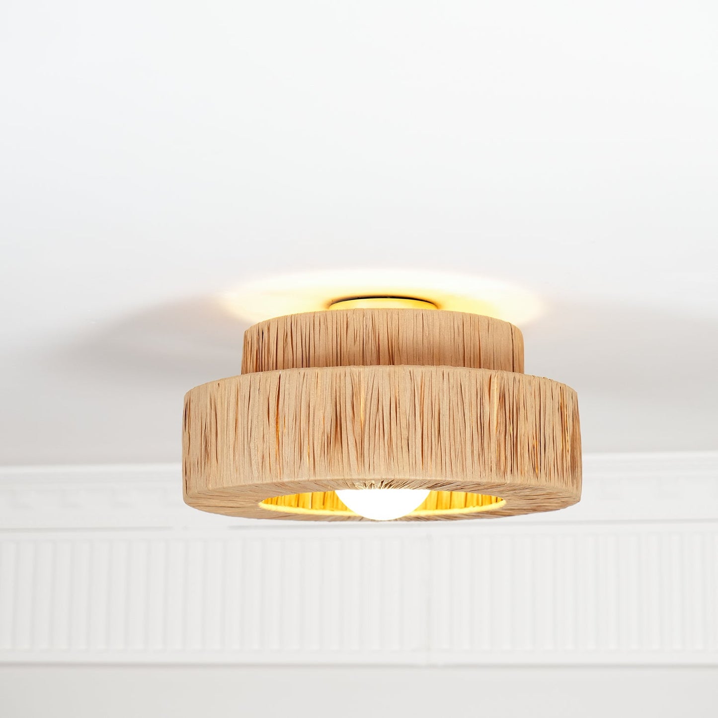 Straw Art Ceiling light Ceiling Lamp