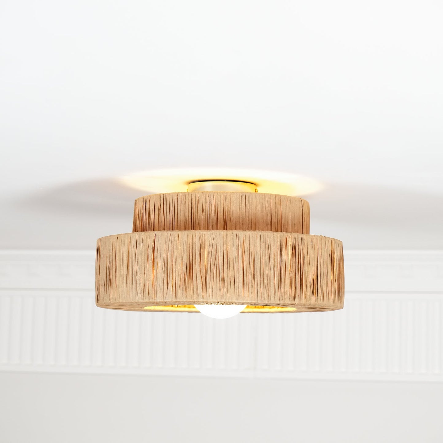 Straw Art Ceiling light Ceiling Lamp