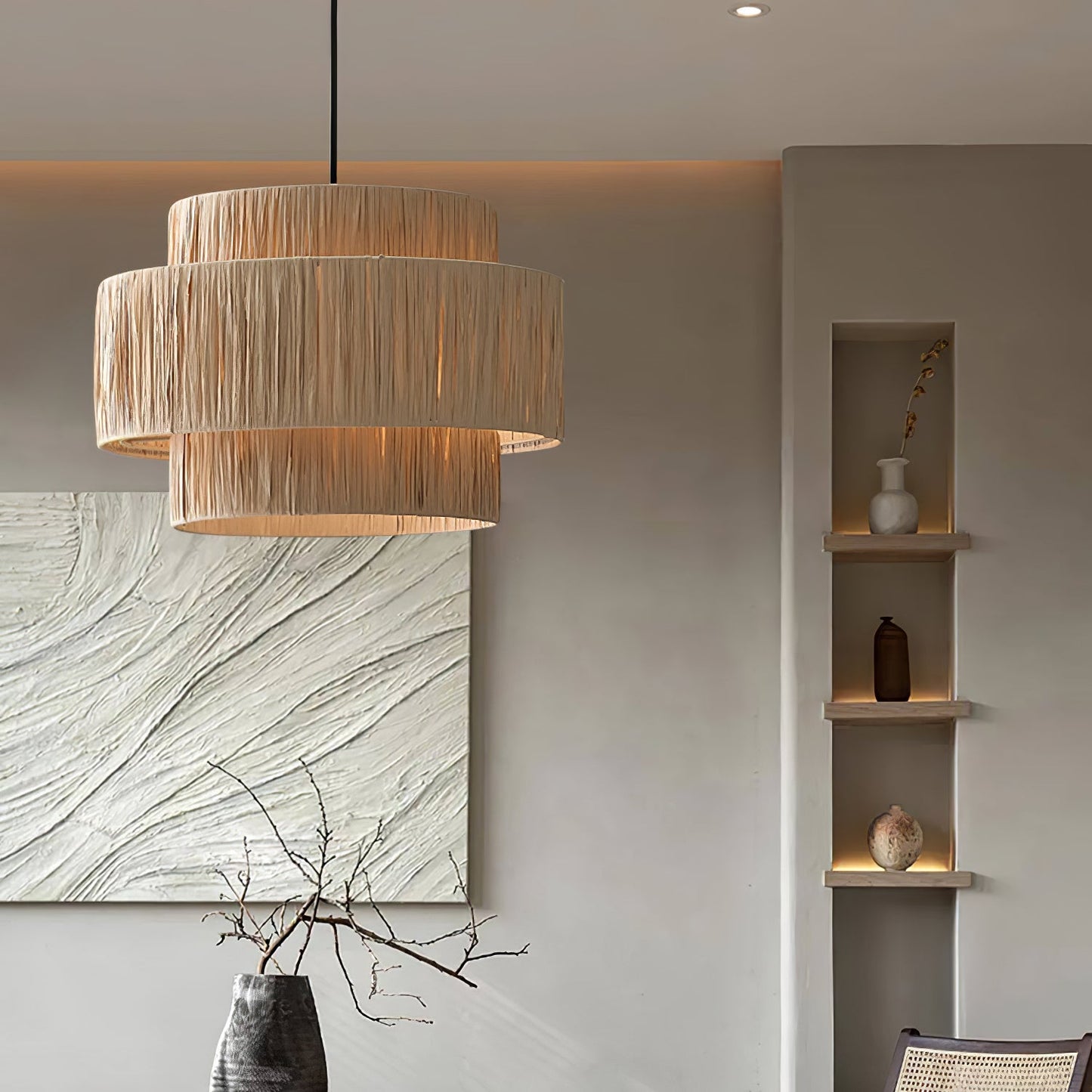 Straw Art Drop light Pendant Light