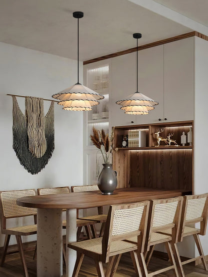 Lotus Leaf Fabric Hanging light Pendant Light