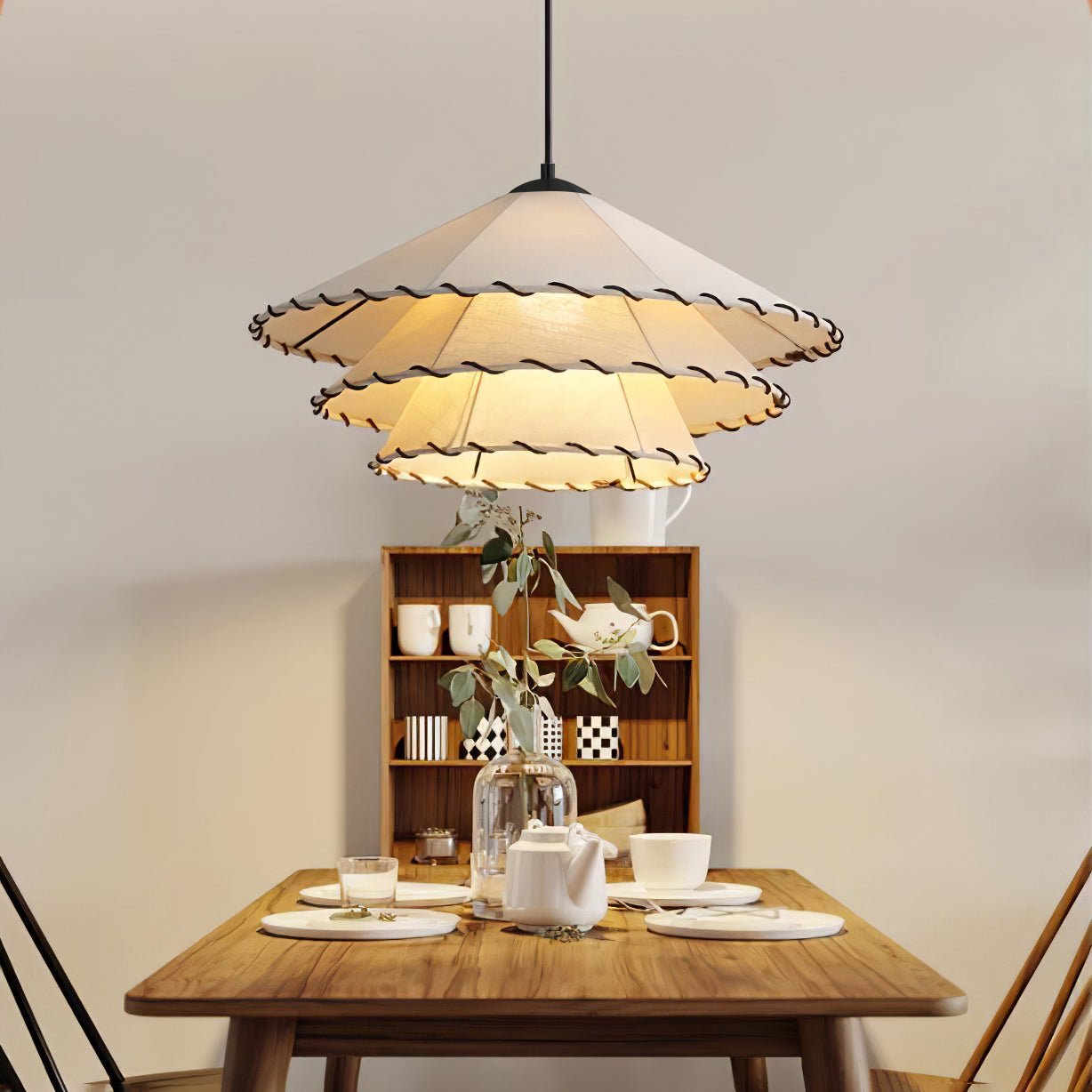 Lotus Leaf Fabric Hanging light Pendant Light