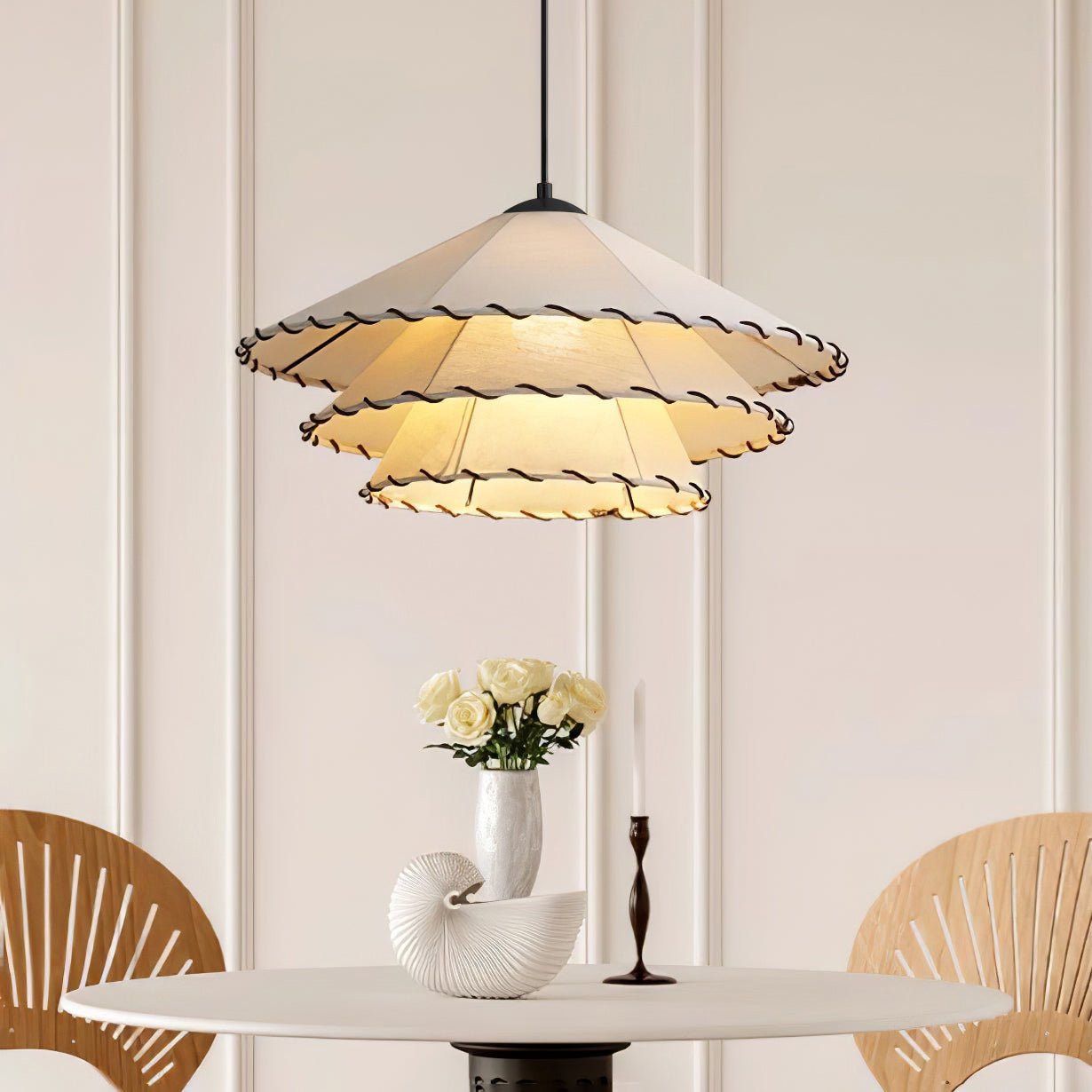 Lotus Leaf Fabric Hanging light Pendant Light