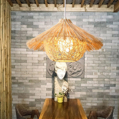 Straw Hat Hanging light Pendant Light