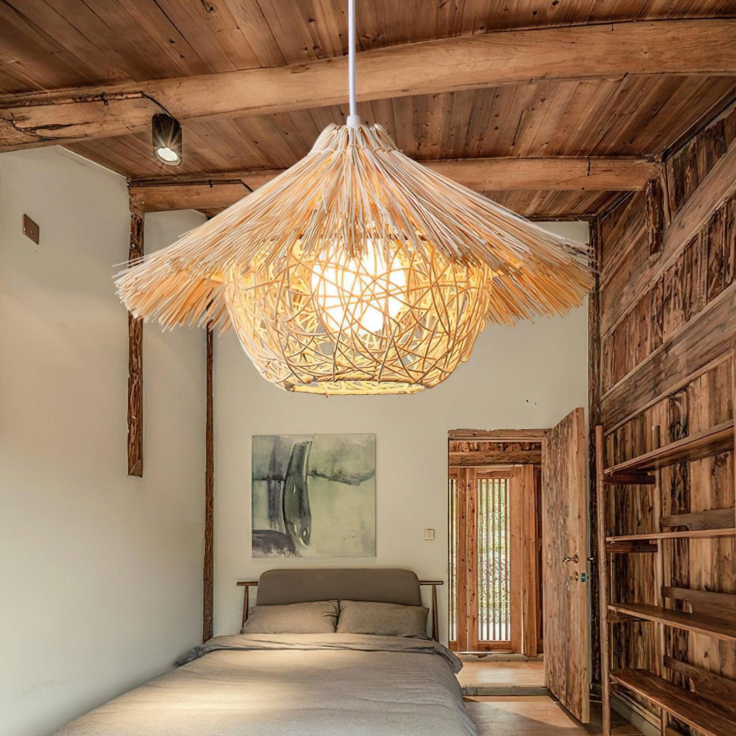 Straw Hat Hanging light Pendant Light