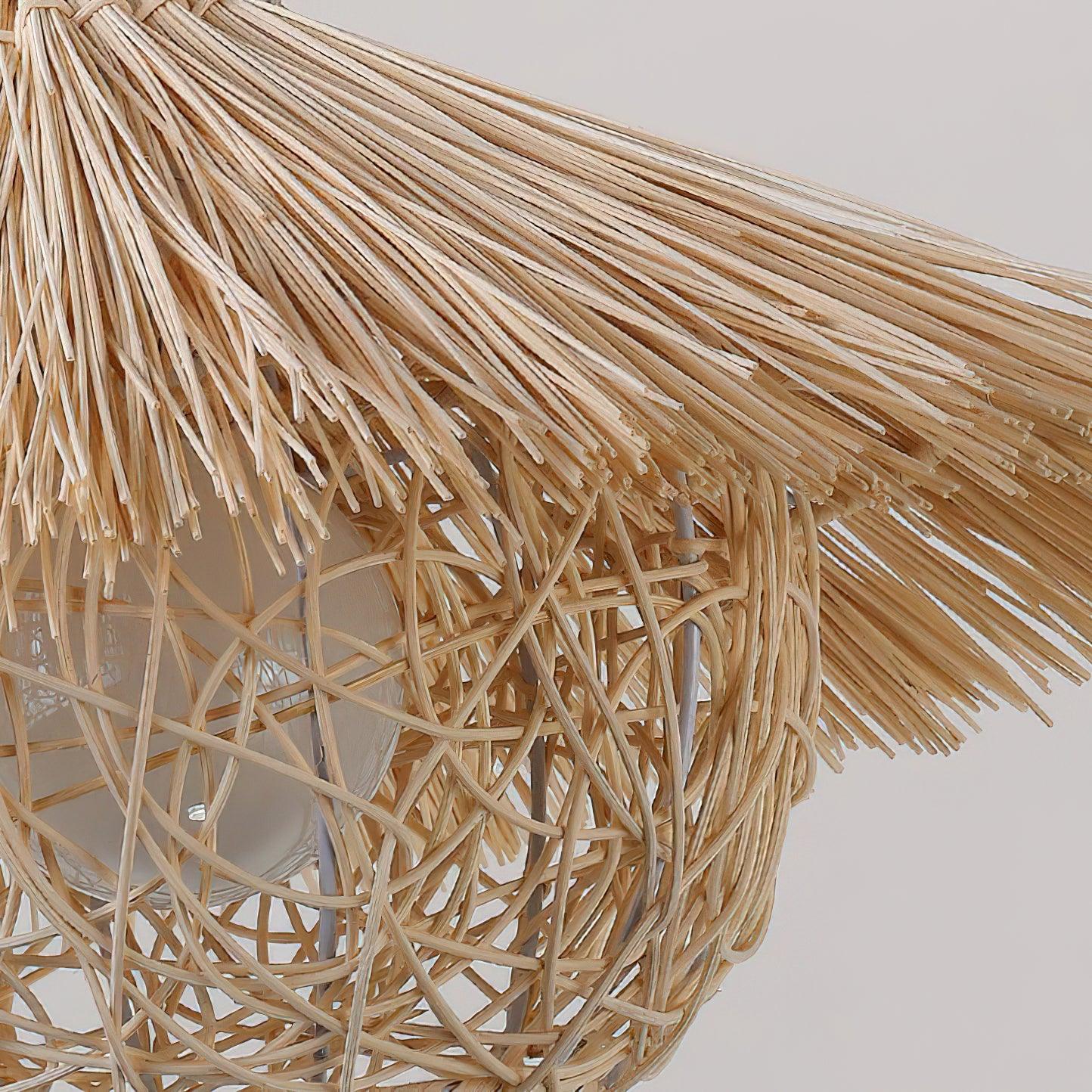 Straw Hat Hanging light Pendant Light