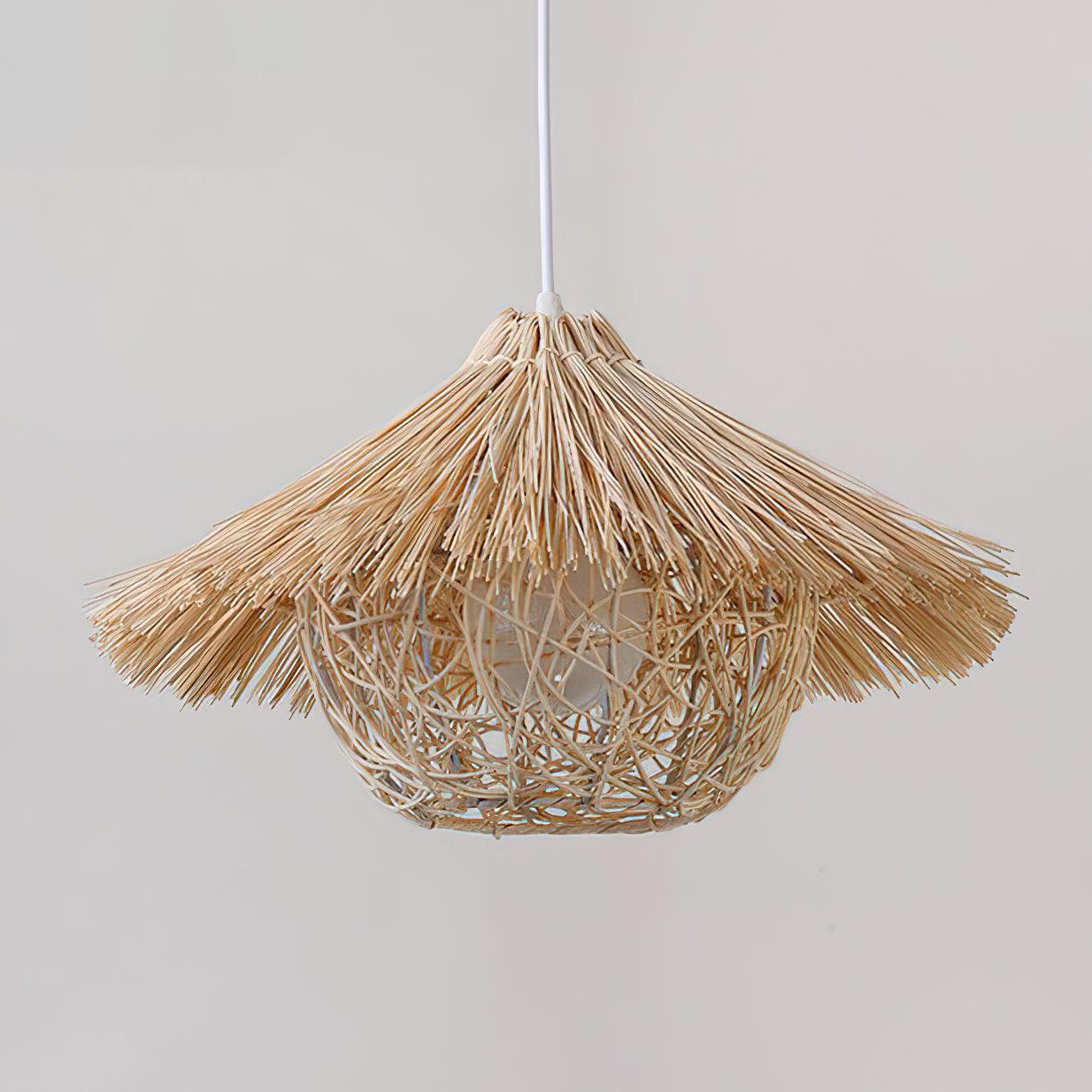 Straw Hat Hanging light Pendant Light