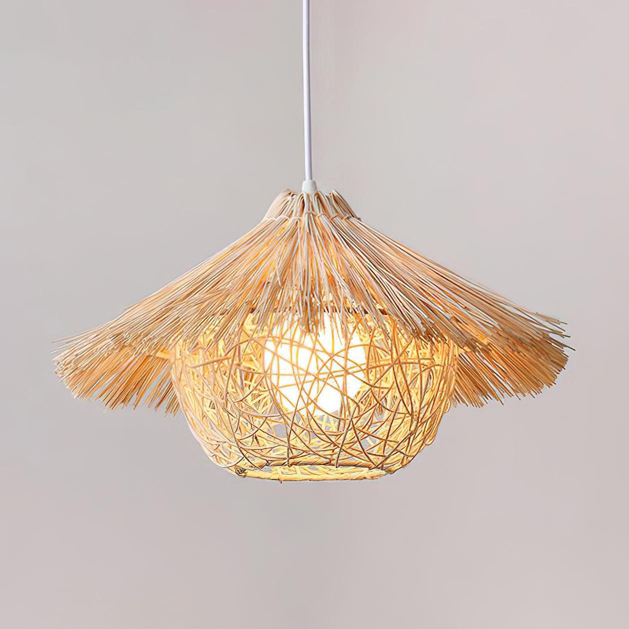 Straw Hat Hanging light Pendant Light