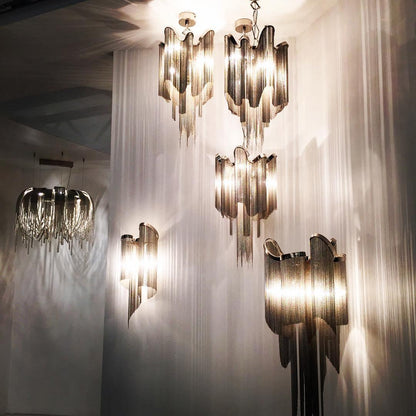 Stream Chain Gasolier Chandelier