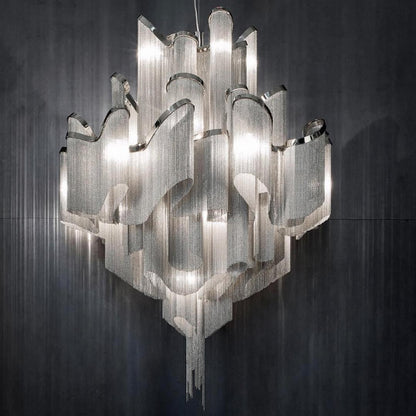 Stream Chain Gasolier Chandelier