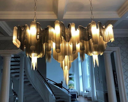 Stream Chain Gasolier Chandelier