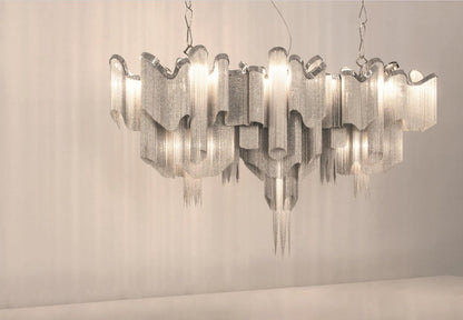 Stream Chain Gasolier Chandelier