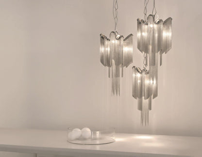 Stream Chain Gasolier Chandelier