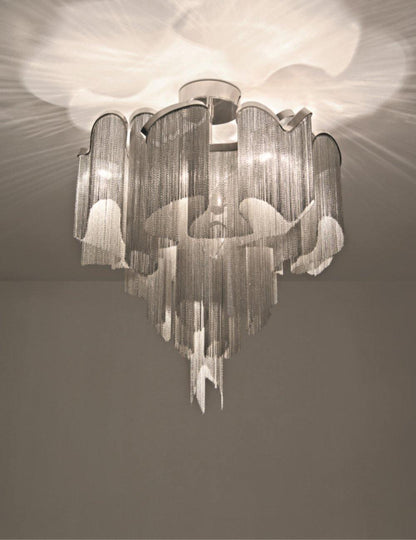 Stream Chain Gasolier Chandelier