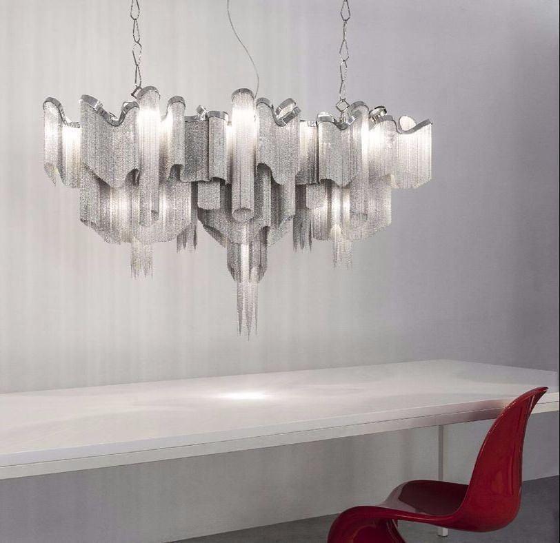 Stream Chain Gasolier Chandelier