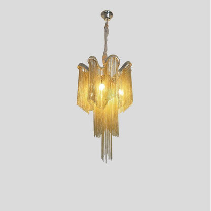 Stream Chain Gasolier Chandelier