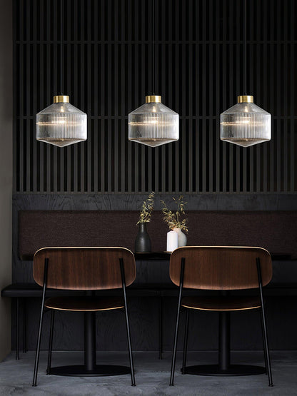 Striped Spinning Top Droplight Pendant Light