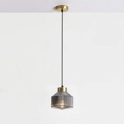 Striped Spinning Top Droplight Pendant Light