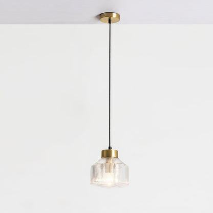 Striped Spinning Top Droplight Pendant Light