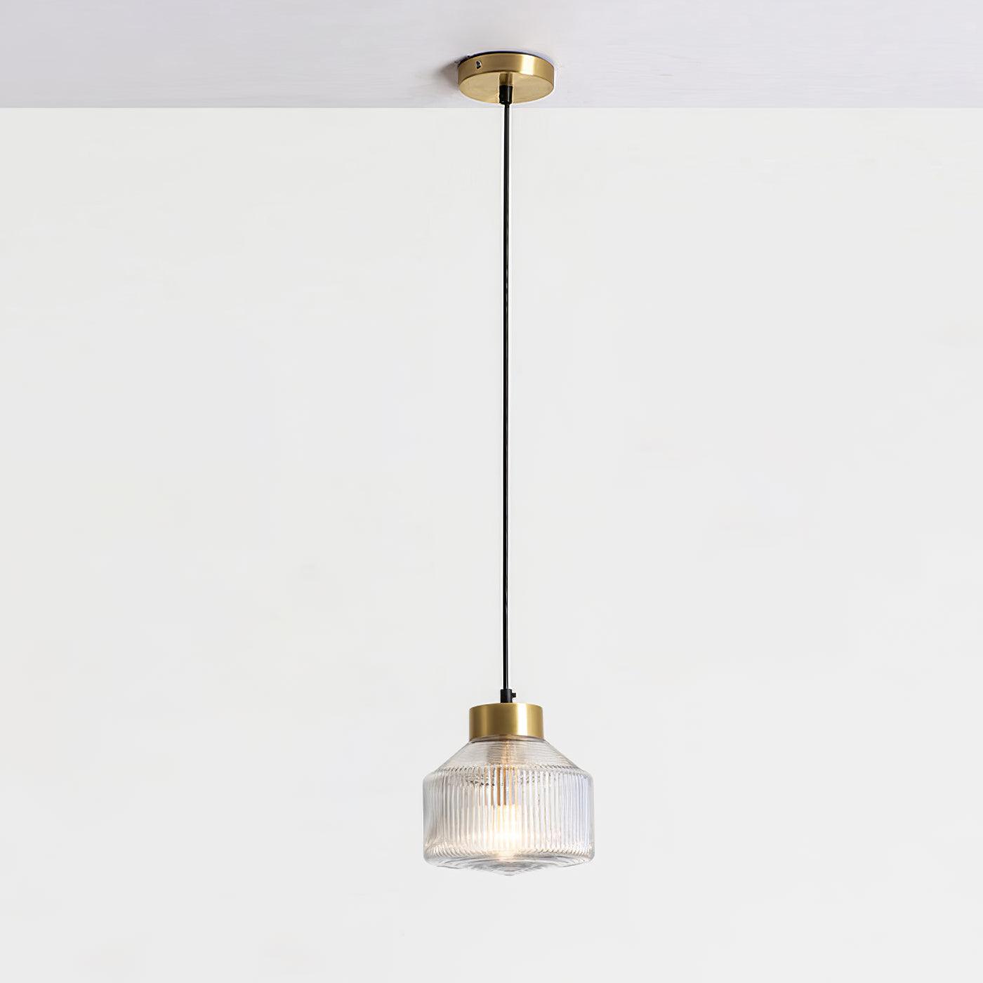 Striped Spinning Top Droplight Pendant Light