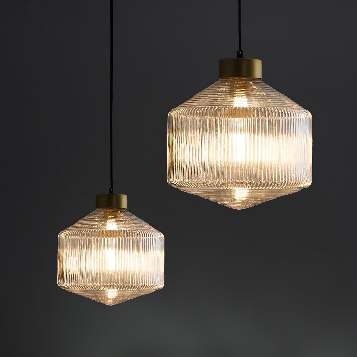 Striped Spinning Top Droplight Pendant Light