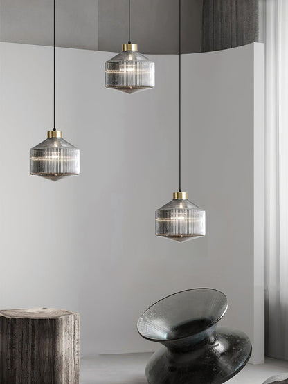 Striped Spinning Top Droplight Pendant Light