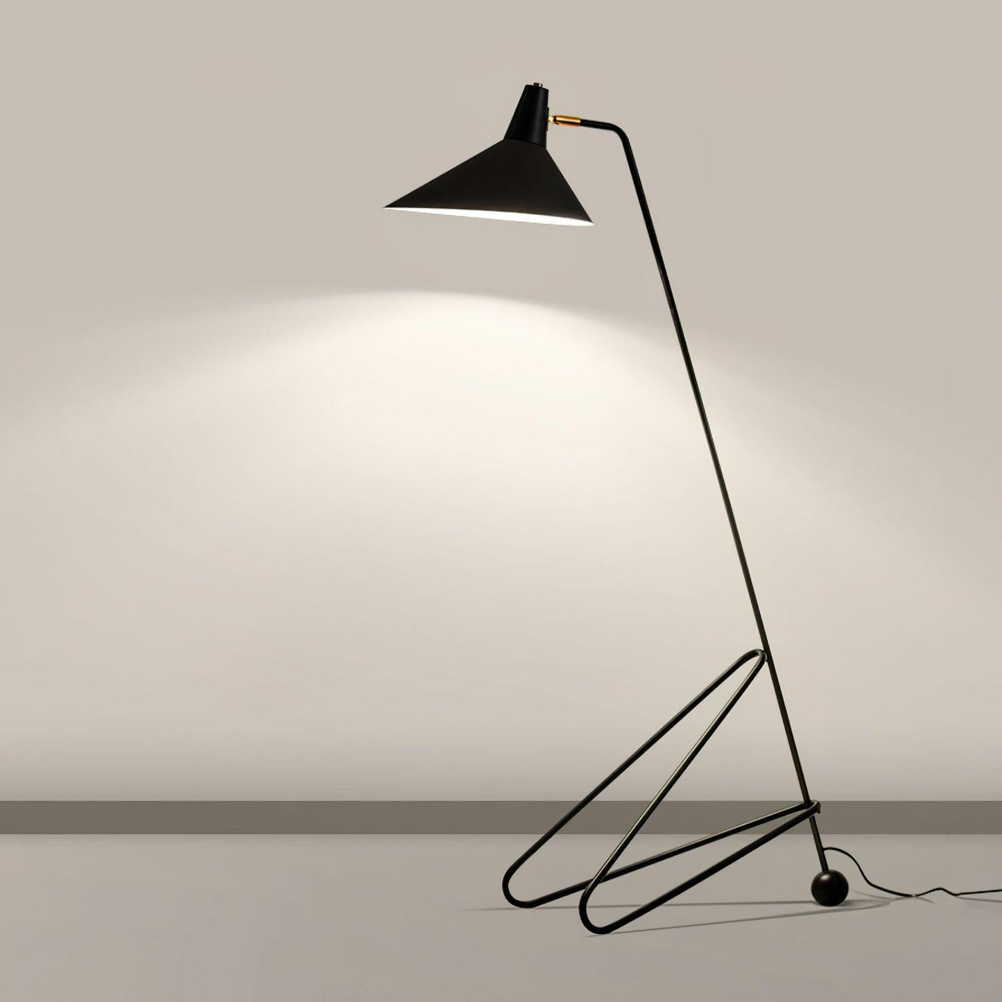 Svelte Noir Ambient Floor Lamp Floor Lamp