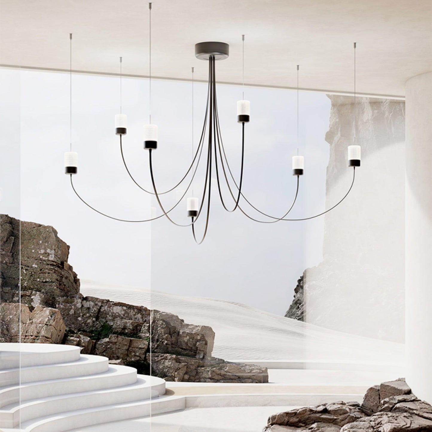 Swaying Electrolier Chandelier