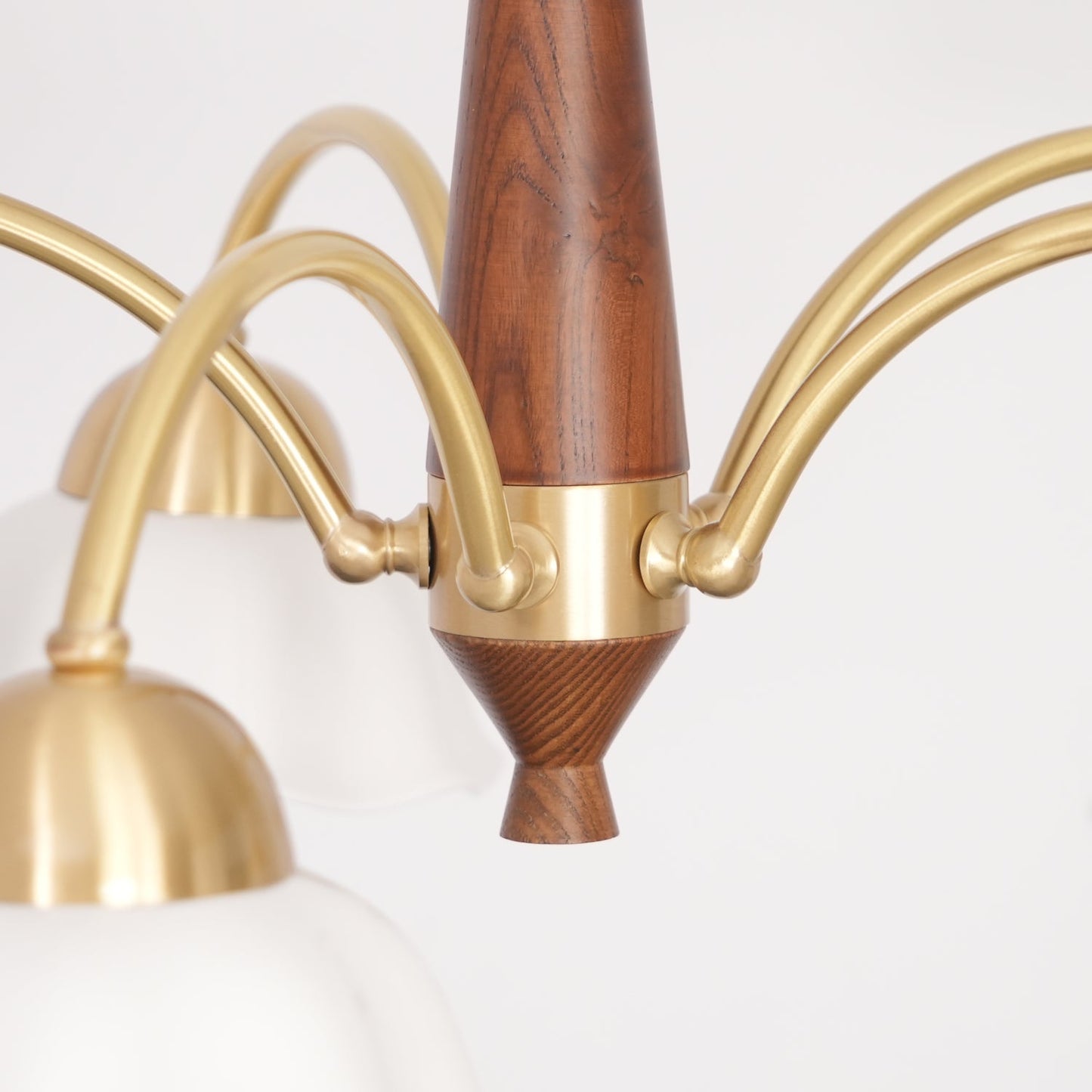 Swedish Modern Brass Ceiling fixture Chandelier