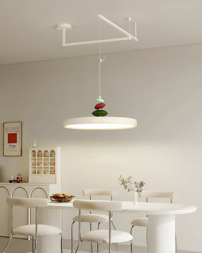 Swing Arm Stone Hanging light Pendant Light