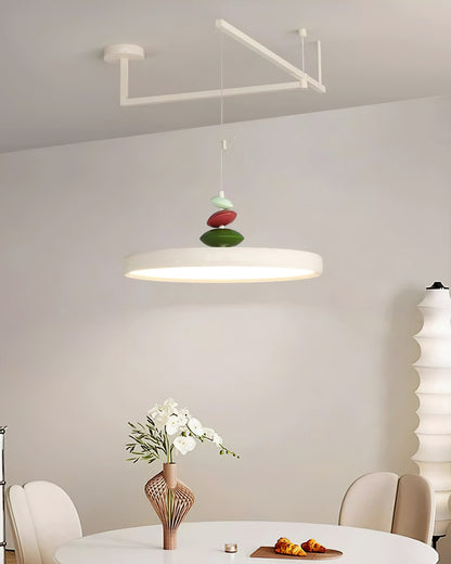 Swing Arm Stone Hanging light Pendant Light