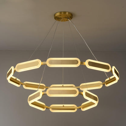 Swirl Crown Chandelier