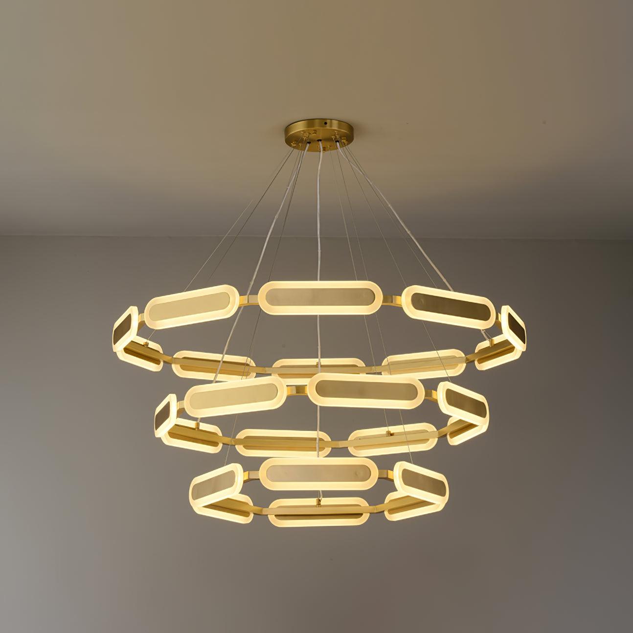 Swirl Crown Chandelier