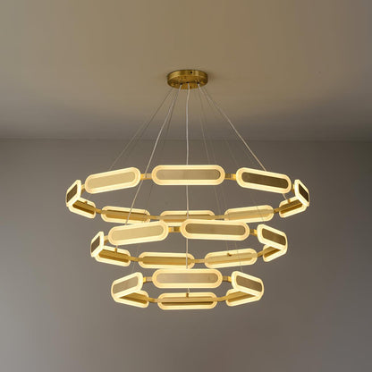 Swirl Crown Chandelier