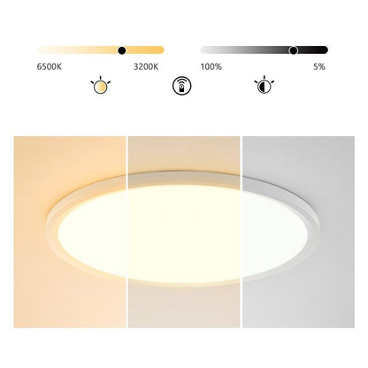 Minimalist Black Circle Industrial Flush Mount Kitchen Lighting Dining Room Lighting Ceiling Light