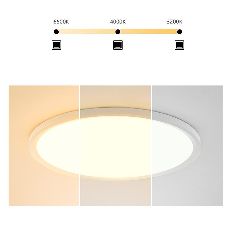 Minimalist Black Circle Industrial Flush Mount Kitchen Lighting Dining Room Lighting Ceiling Light